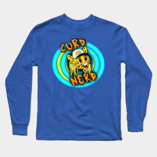 Curd Nerd full logo Long Sleeve T-Shirt